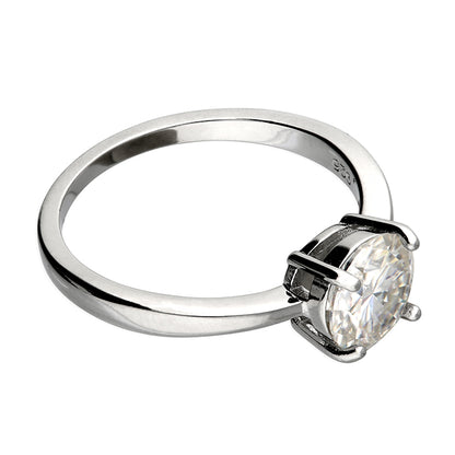 1.5ct Moissanite Solitaire Ring