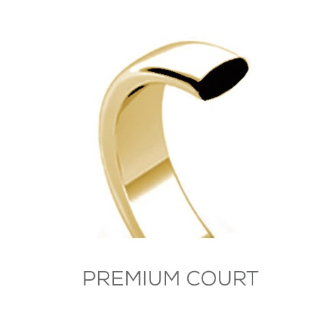 2mm Gold Premium Court Wedding Band