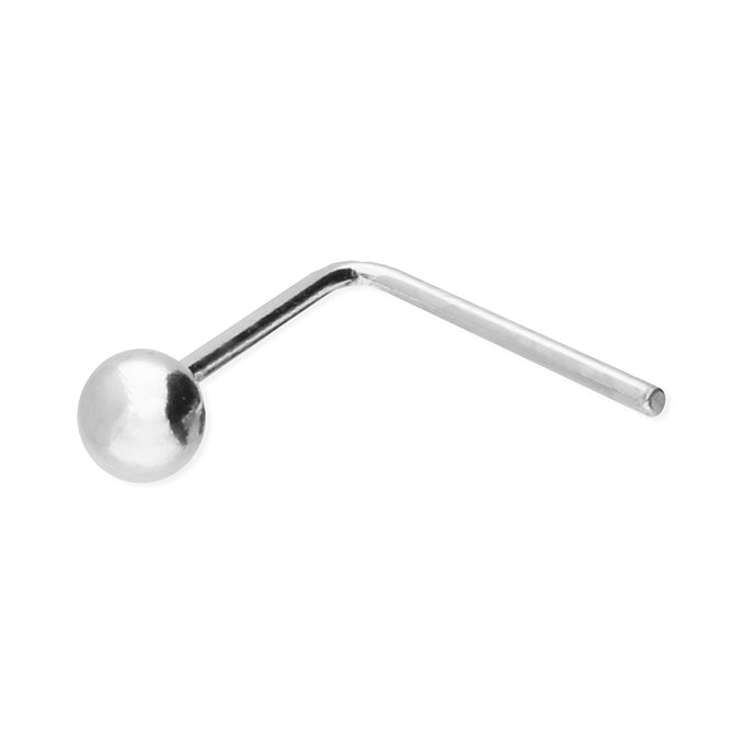 Silver Ball Nose Stud