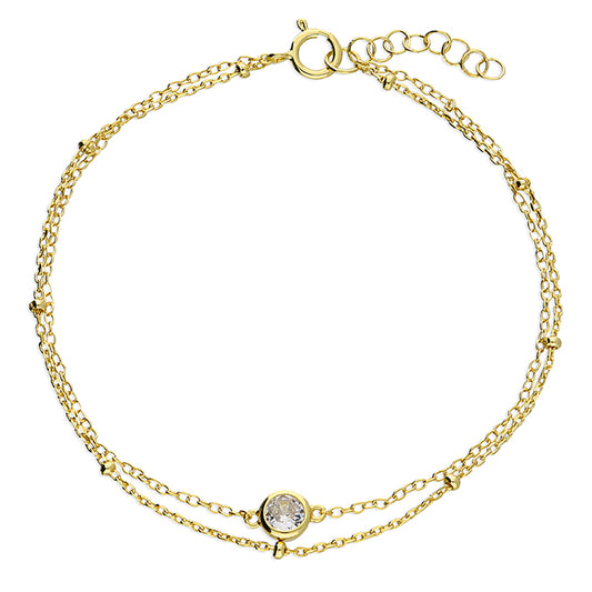 Sparkle Satellite Bracelet in Gold