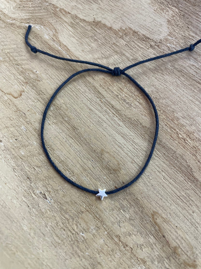 Signature Teeny Star Cord Bracelet