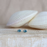 LEYLA Blue Topaz Studs