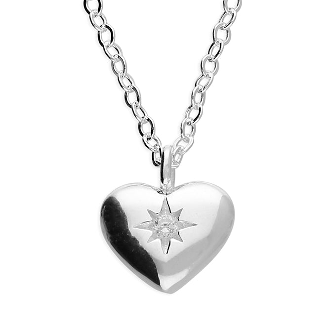 Mini Cosmic Heart Necklace