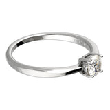 0.5ct Moissanite Solitaire Ring