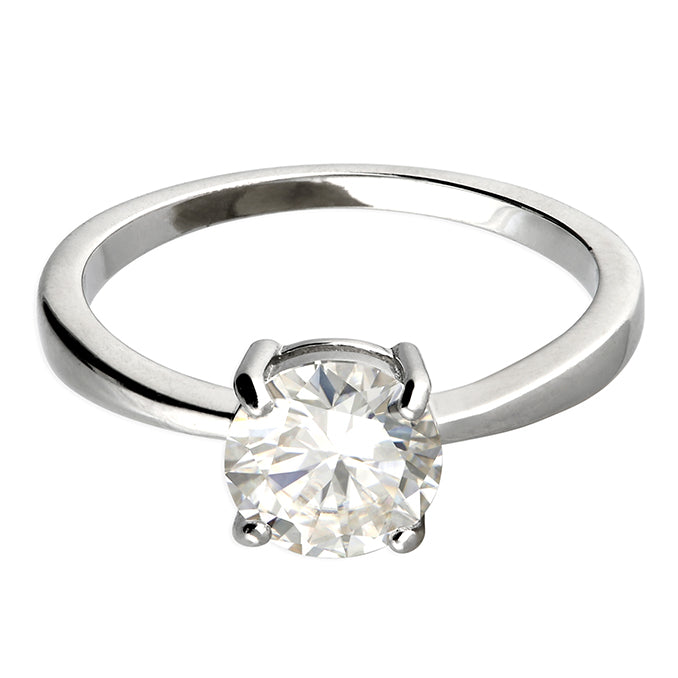 1.5ct Moissanite Solitaire Ring