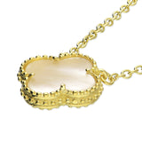 Mother of Pearl Necklace in Gold