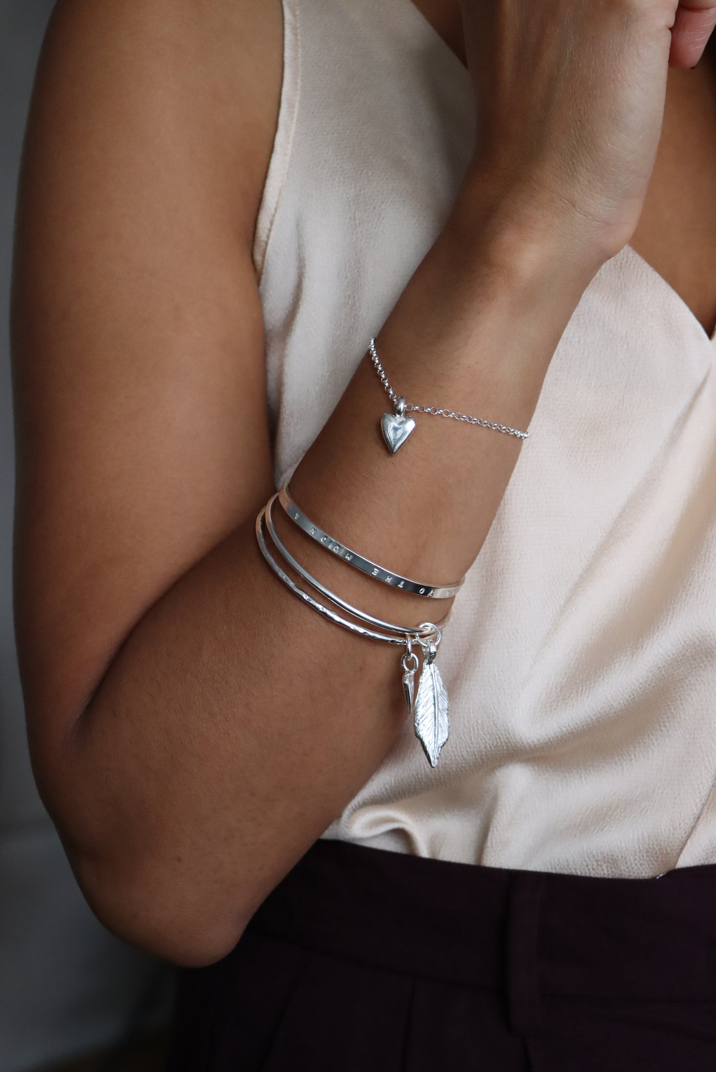 Signature Midi Amore Heart Bracelet