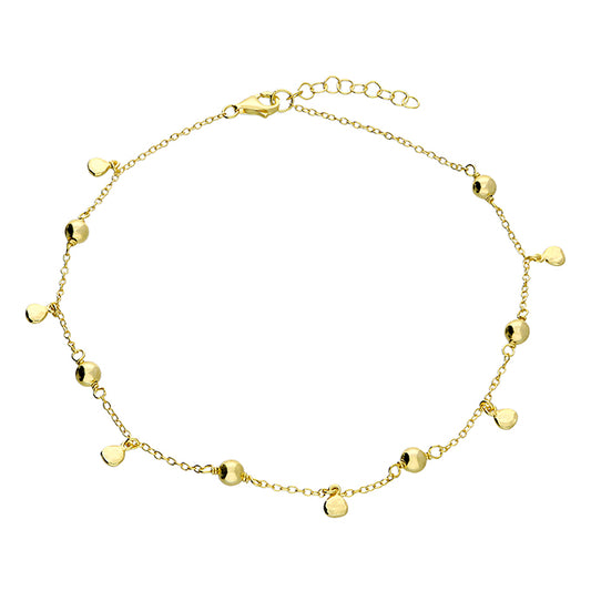 Marrakech Abstract Anklet in Gold