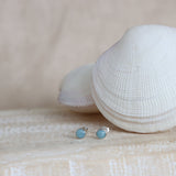 LILA Aquamarine Treasure Studs