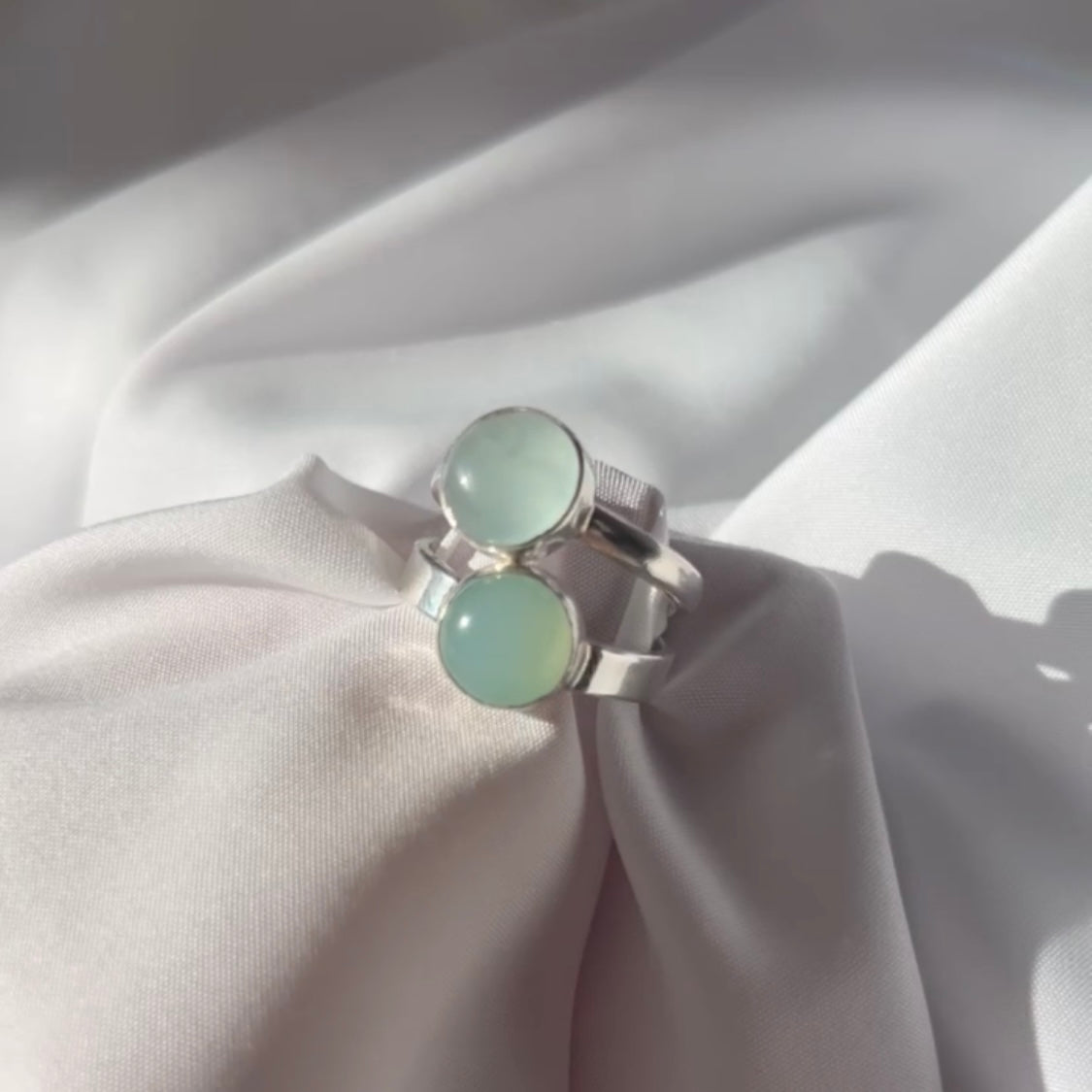 ALEIA Silver Aquamarine Ring