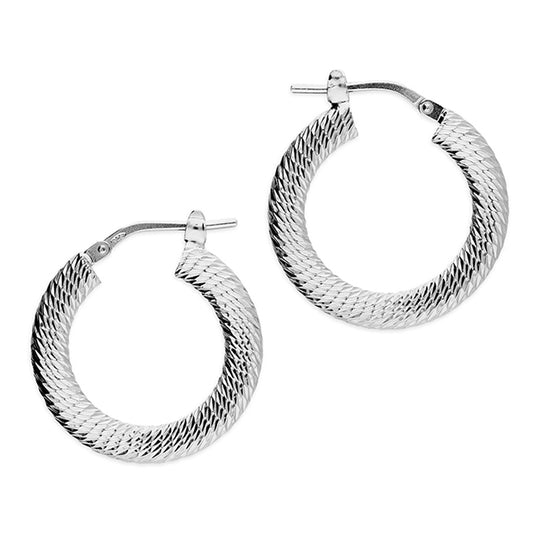 Pleated Hoops