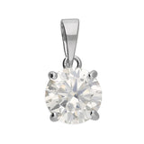 1.5ct Moissanite Solitaire Necklace