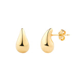 Molten Earrings in Gold