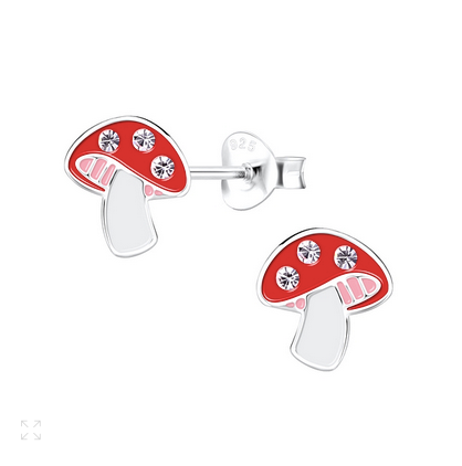 Toadstool Ear Studs