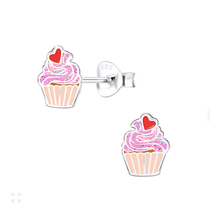 Cupcake Ear Studs