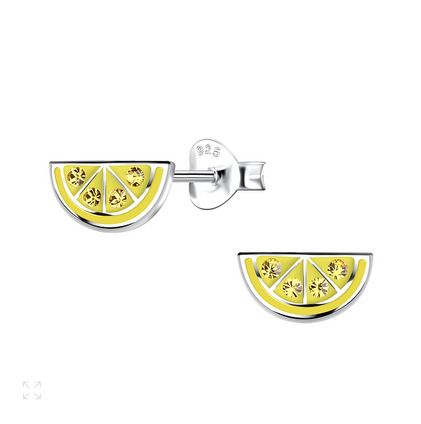 Lemon Slice Ear Studs