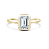 Emerald Cut Diamond Engagement Ring