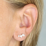 Triple Teardrop Studs