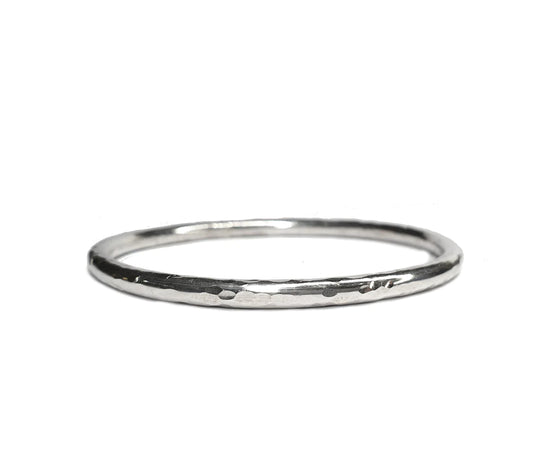 Signature Hammered Stacking Bangle