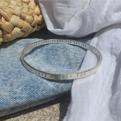 Signature Quote Bangle